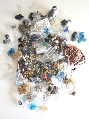 4lbs + bead and jewellery supply bundle